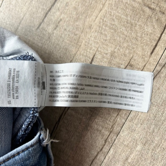 Abercrombie & Fitch The Super Skinny Ankle High Rise Curve Love Jeans 26 2R - Picture 8 of 10